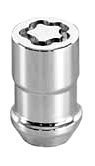 McGard 24538 Chrome Cone Seat Wheel Locks (1/2" - 20 Thread Size) - Set of 5