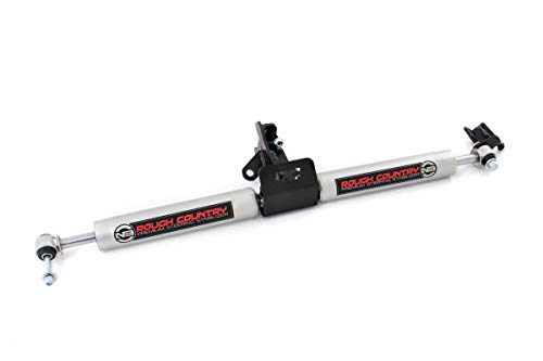 Rough Country N3 Dual Steering Stabilizer for Lifted Jeep Grand Cherokee WJ