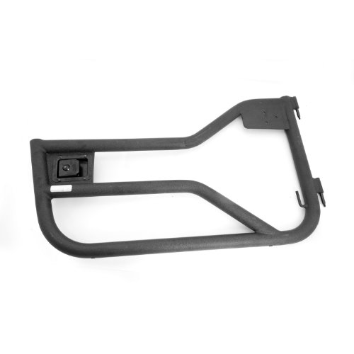 Rugged Ridge 11509.20 Black Textured Locking Tube Doors - Front Pair for 1997-2006 Jeep Wrangler TJ and 2004-2006 LJ