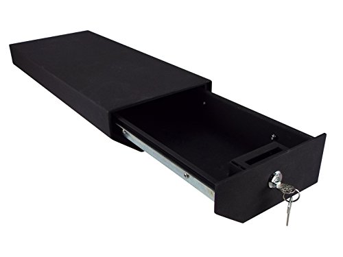 Rocket Offroad RO-JP-LK1 Black Locking Underseat Storage Box for Wrangler (Driver Side)
