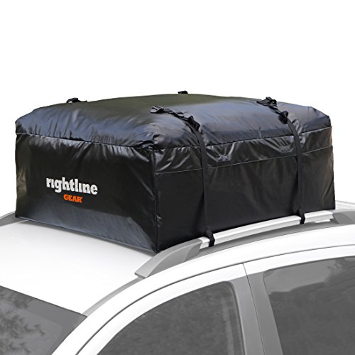 Rightline Gear 100A10 Ace 1 Car Top Carrier, 12 cu ft, Weatherproof, Attaches With or Without Roof Rack