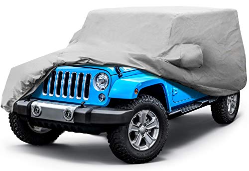 Leader Accessories Jeep Wrangler 1987-2013 CJ,YJ, TJ,& JK 2 Door Waterproof Car Cover