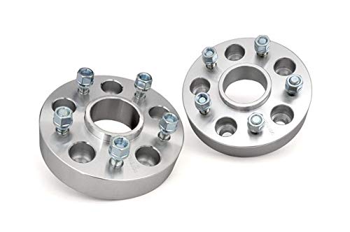 Rough Country - 1091 - 1.5-inch Wheel Spacer Pair (5-by-5-inch Bolt Pattern) for Jeep: 06-10 Commander XK 4WD/2WD, 99-04 Grand Cherokee WJ 4WD/2WD, 05-10 Grand Cherokee WK 4WD/2WD, 07-17 Wrangler JK 4WD, 07-17 Wrangler Unlimited JK 4WD/2WD