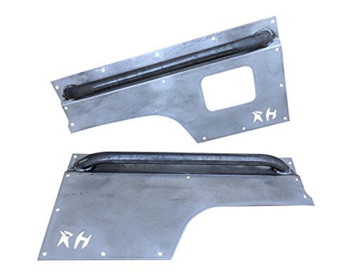 Rear Body Armor with Rub Rail-Jeep Cherokee XJ