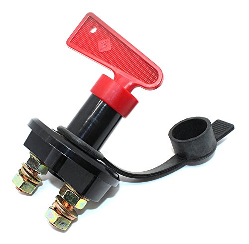 Cllena Battery Isolator Disconnect Cut OFF Power Kill Switch for Marine Car Boat Rv ATV Vehicles