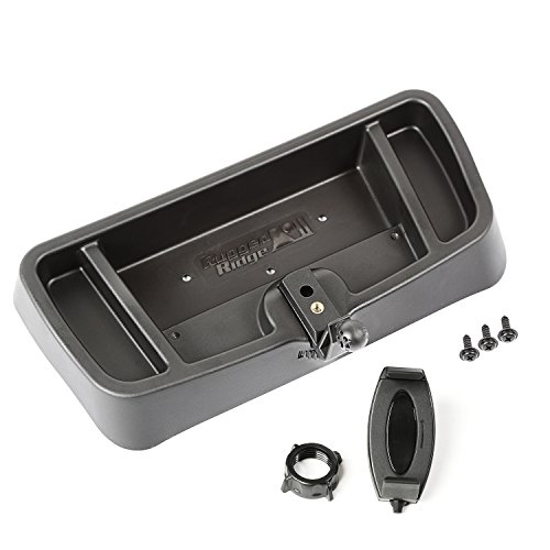 Rugged Ridge 13551.19 Dash Multi-Mount with Phone Holder for 1997-2006 Jeep Wrangler TJ/LJ Models