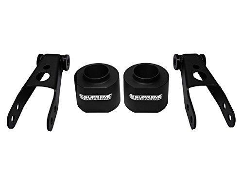 Supreme Suspensions - Cherokee Lift Kit Full Suspension Lift 3" Front Suspension Lift Cherokee Leveling Kit + Adjustable 1.5" - 2" Rear Suspension Lift (Black) Easy Install Jeep Cherokee XJ Lift Kit