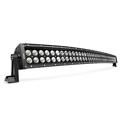 Led Light Bar Nilight 42Inch 240W Curved Spot Flood Combo Led Off Road Lights Super Bright Driving Light Boat Lights Driving Lights LED Work Light,2 Years Warranty