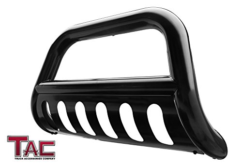 TAC Bull Bar for 2010-2018 Jeep Wrangler JK (Exclude 2018 Wrangler JL Models) 3 inches Black Front Brush Bumper Guard Grille Guard Push Guard Off Road Automotive Exterior Accessories
