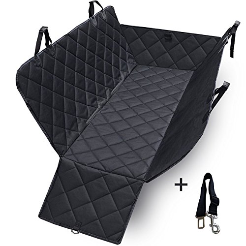 A Puls XL Dog Seat Covers for Cars Rear Seat, SUV Backseat Covers for Dogs, Extra Large Backseat Dog Hammock for Jeep Wrangler and Trucks