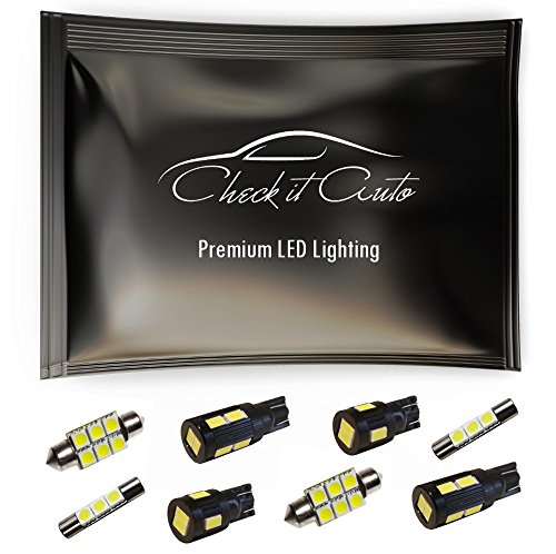 Jeep Patriot LED Package Kit – Interior + Tag + Reverse (8 pieces)