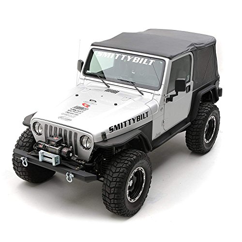 Smittybilt 9970235 Black Diamond OE Style Replacement Top with Tinted Window for Jeep Wrangler