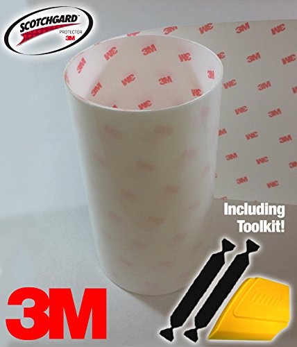 VViViD 3M Clear Paint Protection Vinyl Film 6" Wide Choose Your Size Including Tools (6" x 72")