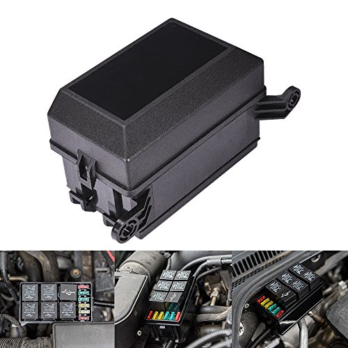 MICTUNING 12-Slot Relay Box,6 Relays,6 ATC/ATO Fuses Holder Block with 41pcs Metallic Pins for Automotive and Marine Engine Bay