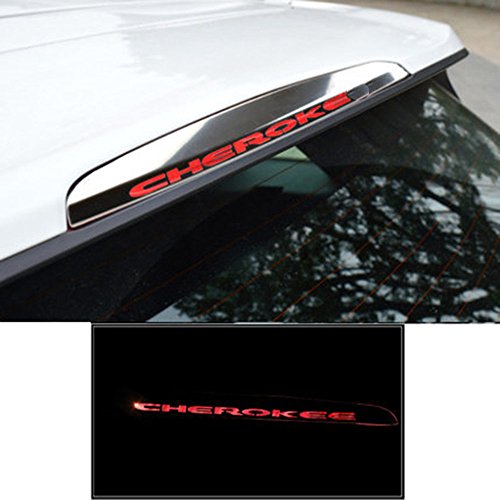 AMIMTFOO TAIL BRAKE LIGHT MOLDING BEZEL COVER FOR JEEP CHEROKEE KL 2014 2015 2016 2017 ACCESSORIES