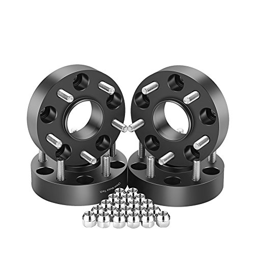 Jeep JK XK WJ WK Wheel Spacers 1.5" 4pcs, Jeep 5x5 / 5x127 Wheel Spacers with 1/2-20 Studs for 2007-2018 Jeep Wrangler JK, 1999-2010 Grand Cherokee WJ WK, 2006-2010 Commander XK