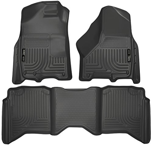 Husky Liners Front & 2nd Seat Floor Liners Fits 09-18 Ram 1500 Crew Cab