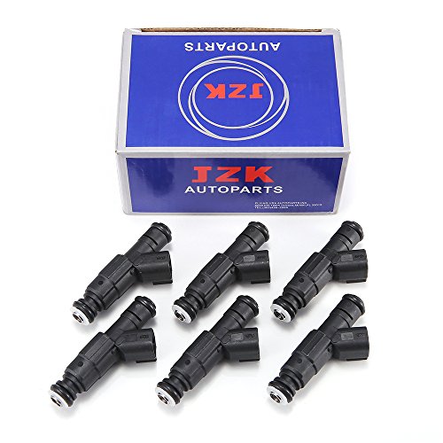 JZK Fuel Injectors 6pcs/Set for Jeep Cherokee 4-Hole Upgrade Fuel Injector Set