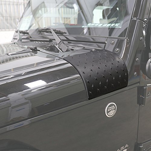 Danti Black Cowl Body Armor Outer Cowling Cover for Jeep Wrangler JK JKU Unlimited Rubicon Sahara X Off Road Sport Exterior Accessories Part 2007 2008 2009 2010 2011 2012 2013 2014 2015 2016 2017 2018