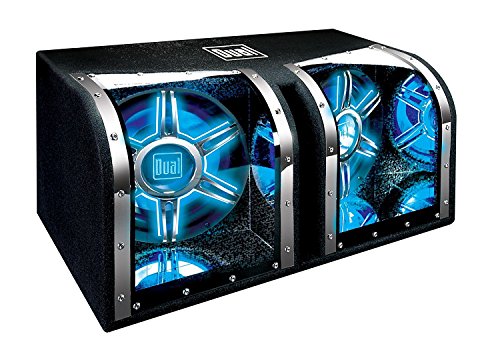 Dual Electronics BP1204 12 inch illumiNITE High Performance Studio Enclosed Car Subwoofers with 1,100 Watts of Peak Power