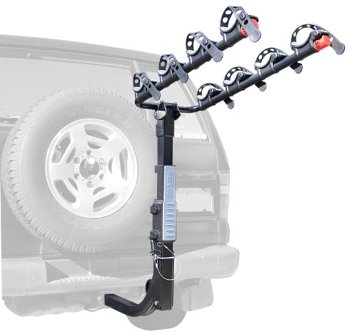 Allen Sports Premier Hitch Mounted 4-Bike Carrier for Vehicles with External Spare Tires