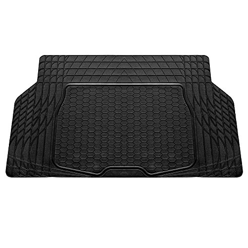 FH Group F16403BLACK Cargo Mat Fits Most Sedans, Coupes and Small SUVs (Semi Custom Trimmable Vinyl Black)