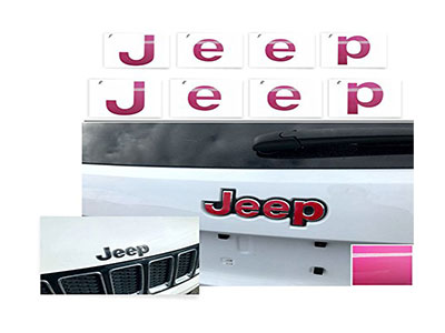 Pink Jeep Decals