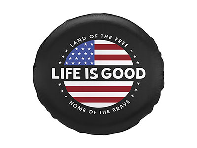 Life is Good Jeep Tire Cover