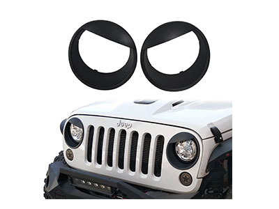 Jeep Wrangler Headlight Cover