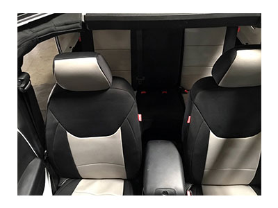 Smittybilt Neoprene Front & Rear Seat Covers – Charcoal